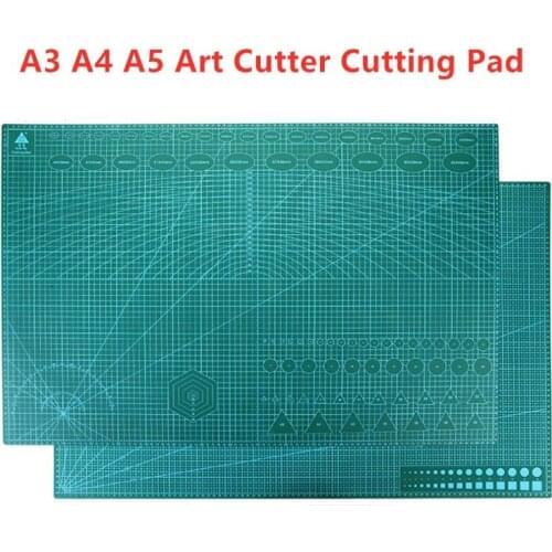 A3 A4 A5 Art Cutter Cutting Pad Art Carving Knife Pen Tools Manual Soft Double-sided Self-healing Cutter Board PVC Base Plate