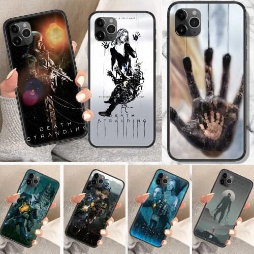 Death Stranding game Phone Case For iphone 5 5S SE 2 6 6S 7 8 11 12 Mini Plus X XS XR Pro Max black 3D hoesjes luxury Etui