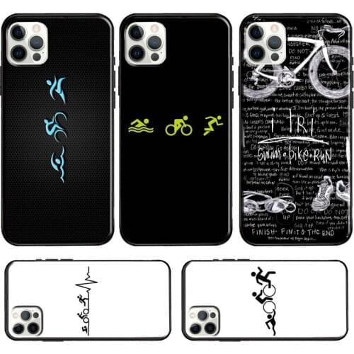 Triathlon Tri Life For iPhone 11 12 Pro Max mini Case For iPhone XR X XS Max SE 2020 6S 7 8 Plus Coque