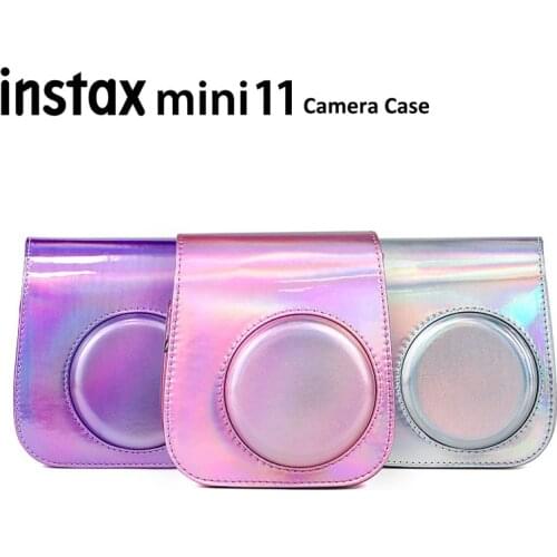 For Fujifilm Instax Mini 11/9 Instant Film Camera, Quality PU Leather Shoulder Case, Protective Soft Carry Bag Cover with Strap