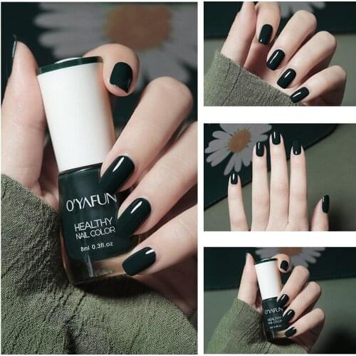 8ml Manicure Nail Art Tearable Quick Dry Matte Normal Without Lamp Nail Polish Glitter Sequins UV Nail Lacquer Color Gel Varnish