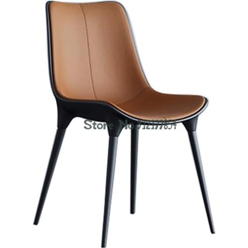 Italian Minimalist Dining Chair Modern Minimalist Diana Backrest Restaurant Model Room Designer Style Dining Chair