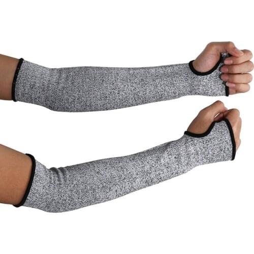 Newly 1 Pcs Outdoor Work Safety Arm Guard Sleeve Anti-cutting Protective Cut-resistant Arm Sleeve BN99