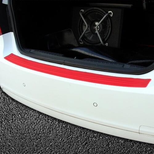 New Rubber Rear Guard Bumper Protector Trim Cover for Volkswagen VW Polo t4 t5 golf 4 golf 7 vw Jetta Gol Fox CrossFox Saveiro