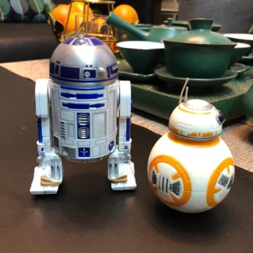 Original Hasbro Star Wars R2D2 BB8 Robot Model Cartoon Action Fgiure Colledtions Toy for Children Toys Birthday Gifts
