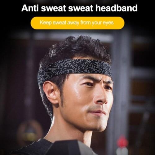 Outdoor Sports Headband Portable Fitness Hair Bands Man Woman Hair Wrap Brace Elastic Cycling Yoga Running Exercising Sweatband