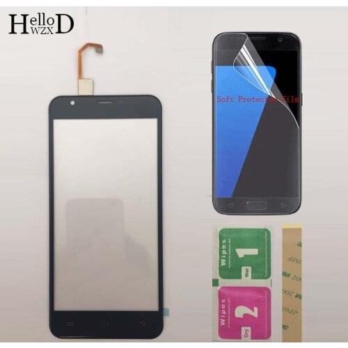 5.5'' TouchScreen Touch Screen For Oukitel U7 Max Touch Screen Front Glass Digitizer Panel Protector Film 3M Glue