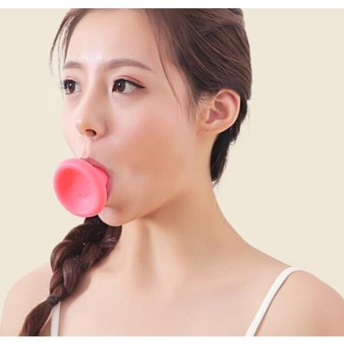 Silica Gel Mouth Jaw Exerciser Slimming Face Lift Tool Chin V Face Lifting Double Thin Wrinkle Removal Blow Breath Exerciser