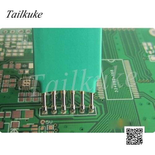 Burn the Downlead Thimble 2.54mm-6p Write the Program Probe Test Probe Spring 6 Pin