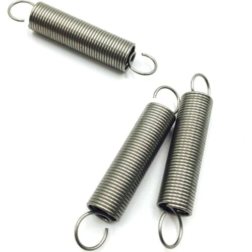 Small Coil Tension Extension Spring,Factory High Quality ，2mm Wire Diameter，12mm Out Diameter，(60-200)mm Length，2PCS