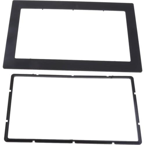 MagiDeal Universal Car Radio Fascia Panel Frame For 2-DIN Instal 211x138mm