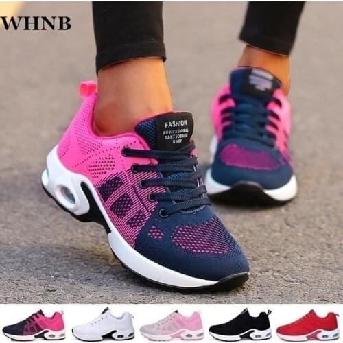 2021 Women Running Shoes Breathable Mesh Outdoor Light Weight Sports Shoes Casual Walking Sneakers Tenis Feminino
