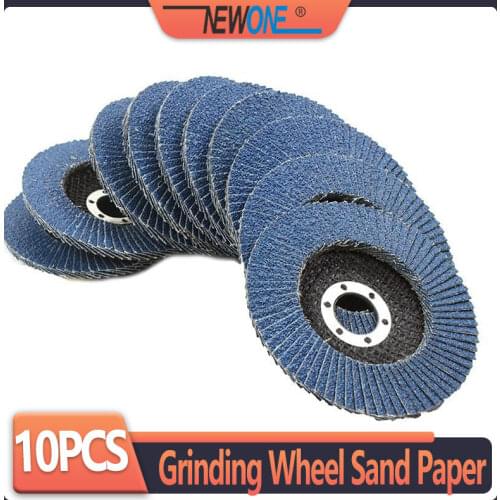 10 pcs of 4-1/2" X 7/8" Premium Zirconia Flap Disc Grinding Wheel Sand Paper 60 Grit