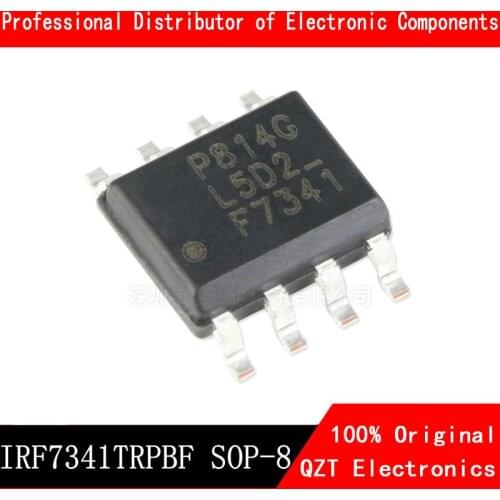 10pcs/lot IRF7341 SOP-8 IRF7341TRPBF SOP IRF7341TR SOP8 F7341 Dual N-channel FET new original In Stock