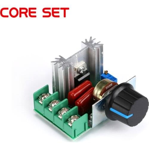 AC 220V 2000W SCR Voltage Regulator Controller Dimming Dimmers Speed Controller Thermostat Electronic Voltage Regulator Module