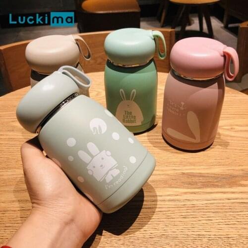 320ml Insulated Water Bottle Stainless Steel Cartoon Thermos Bottle Coffee Milk Tea Vacuum Flask Water Pot Kettle for Kids Gift