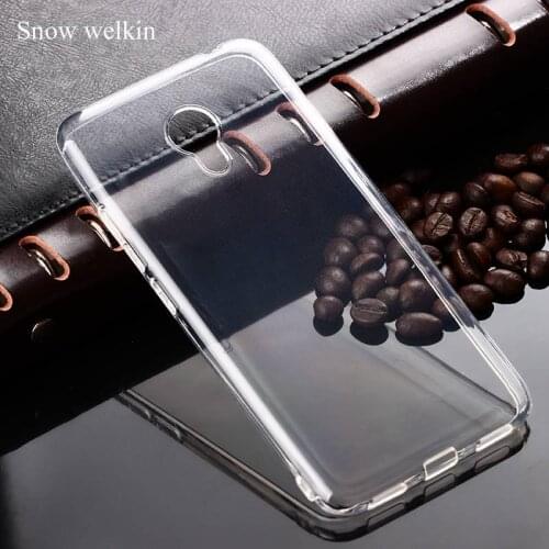 Snow Welkin Transparent Clear Silicone Soft Ultra Thin TPU Phone Back Cover Case For Meizu M3s mini M3 mini Meilan 3 3s 5.0inch