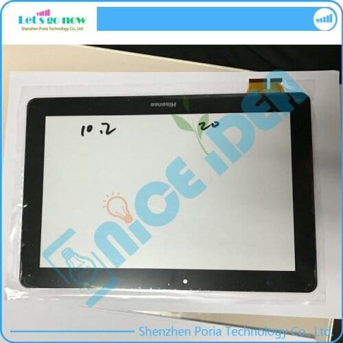 Black 10.2" Touch Screen Digitizer For M000-VER1.1 Front Touch Panel Glass Replacement With Track Number PWW0327