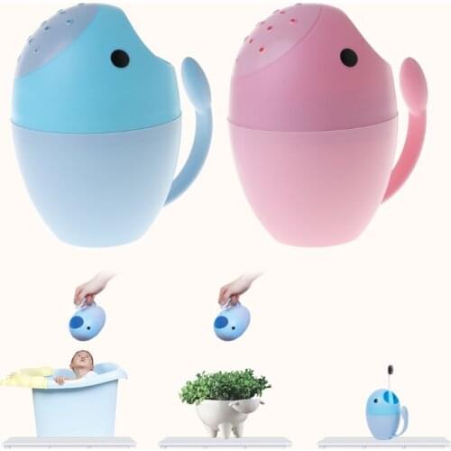 Baby Shower Cup Bath Spoon Cartoon Toys Newborn Kids Children Infant Bathroom Bathtub Shampoo Cups Head Hair Washing Spoons