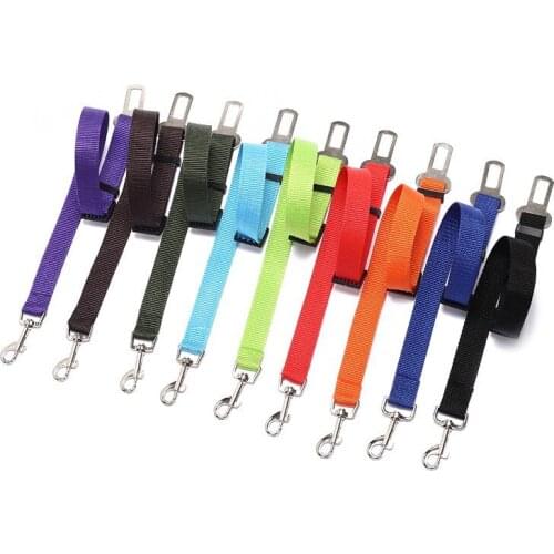 Adjustable Dog Leash Pet Dog Car Seat Belt Walks Very Durable Leashes Car Training Large Medium & Small Dogs Pet Seat Belt