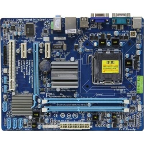 For GIGABYTE GA-G41MT-S2 Desktop Motherboard G41 Socket LGA 775 For Core 2 DDR3 8G Micro ATX Original Used G41MT-S2 Mainboard