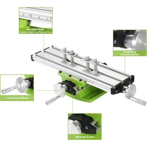 Milling Machine Compound Bench Cross Slide Work Table Drill Press Vise Fixture