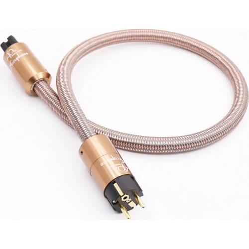 Hi-End Audiocrast P106 US HIFI Power cable Schuko Mains Power Cord EU Power Plug Cable for CD Amplifer 1.5M