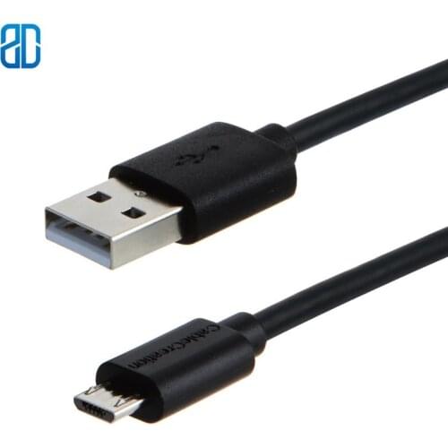 Micro USB 2.0 Cable 6 Feet USB 2.0 to Micro-USB Cable, High-Speed A Male to Micro B Triple Shielded Cable 1.8 Meters/Black
