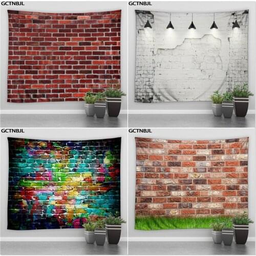 Stone Wall Hanging Tapestry Painting Living Room Bedroom Background Home Decoration Blanket Rectangular Bedspread Wall Carpet
