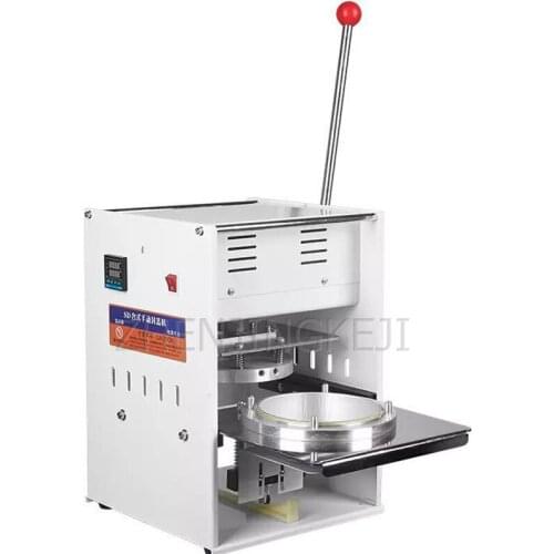 Commercial Aluminum Foil Lunch Box Seal Mouth Machine 220V Restaurant Takeaway Manual Bale Machine Food Processing Tools 1600W