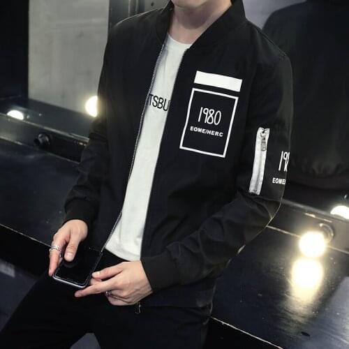 Bormandick Sptinh Autumn Mens Jacket Stand Collar Windbreaker Male Blue Baseball Jackets Casual High Quality KXP18 J16-22 BMY