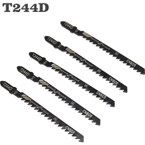 5pcs Jig Saw Blades Steel Jig Hacksaw Saw Blade Set Cutting Tool for Wood Sheet Panels