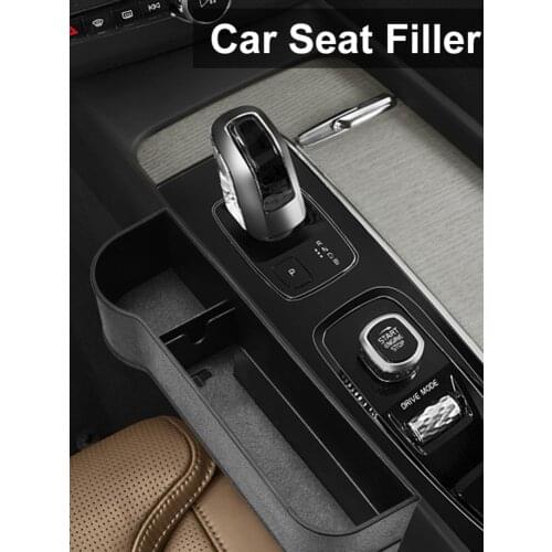 Car Seat Filler Portable Car Organizer Multifunctional Console Side Pocket Caddy Cup Holder For Gloves Coin Laptop Cellphone Wal