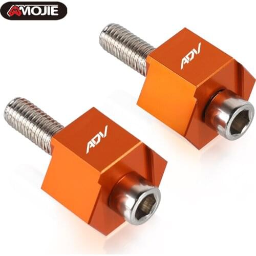 Orange 390 Adventure 2019 2020 2021 Handlebar Bar Mount Riser CNC Billet Aluminum 390ADV Handlebar Risers