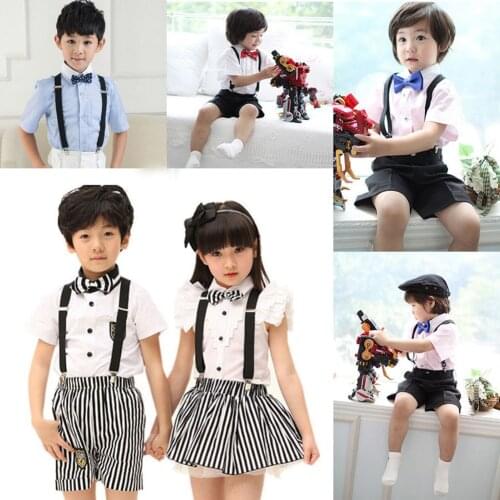 New FAshion Boys Girls Y-Shaped Elastic Suspenders Adjustable Straps Braces Childrens Suspenders 8 Colors