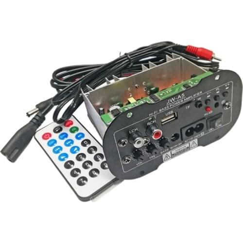 SOTAMIA 12V 24V 220V Subwoofer Amplifier Audio Board Mono Car Power Amplifier Sound Amplificador DIY 4-8 Inch Speaker Home Audio