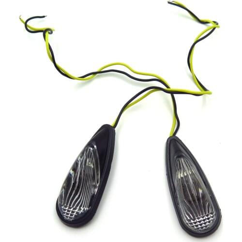 Aftermarket free shipping motorcycle part Turn Signals For Honda CBR 600 1000 RR Kawasaki Ninja 250 500 ZX6 ZX7 ZX9 ZZR600 CLEAR