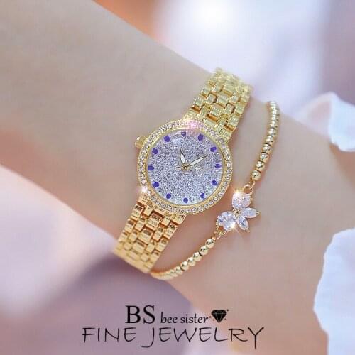Women Watches Famous Top Luxury Brand Stylish Creative Diamond Small Gold Quartz Ladies Wrist Watch Female bayan kol saati 2020