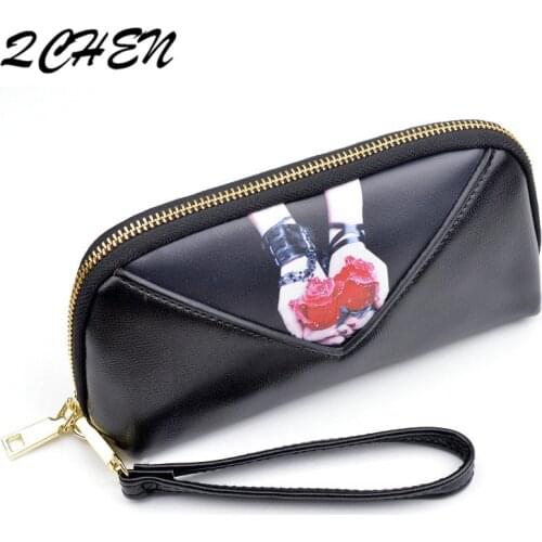 Wallets Women Long Zipper Luxury Brand Leather Coin Purses Tassel Design Clutch Wallets Female Money Bag Credit Card Holder 447