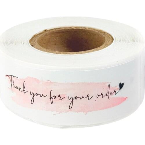 120 Sheets Special Design Thank You For Your Order Gift Sealing Stickers Gift Packaging Label