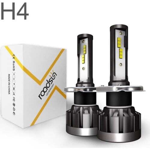 2pcs/lot Car Light H4 / HB2 / 9003 40W 4000LM 6000K LED Car Headlight Kit Automobile Fog Lamp Bulbs for Car / Truck / SUV