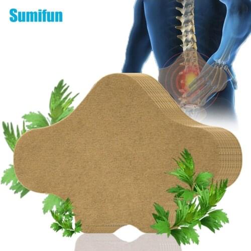 Sumifun 6/12/36/60Pcs Lumbar Spine Pain Relief Patch Wormwood Back Arthritis Self-heating Medical Plaster Chinese Herbal Patches