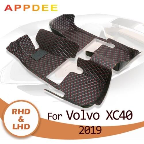 APPDEE Car floor mats for Volvo XC40 2019 Custom auto foot Pads automobile carpet cover