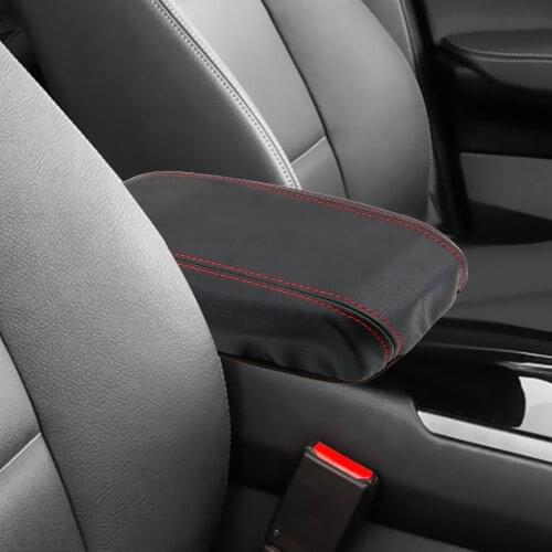 Car Central Armrest Box Cover Protection Case Microfiber PU Leather Center Console For Hyundai Creta ix25 2015 2016 2017 - 2019