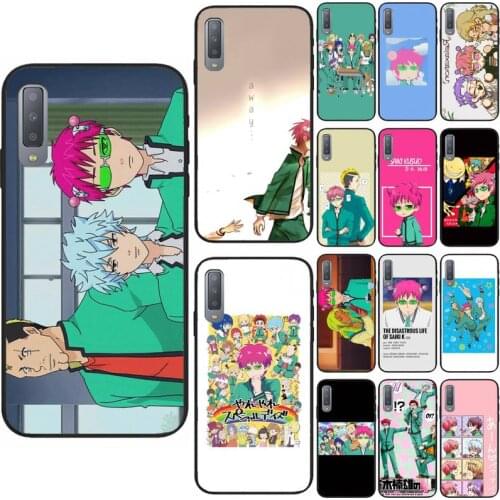 ZXUAN Anime Cartoon The Disastrous Life of Saiki K Phone Case For Samsung Galaxy A20 32 51 71 80 91