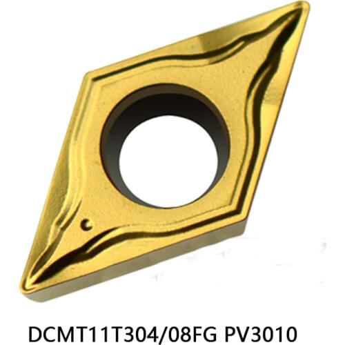 DCMT11T304FG PV3010 DCMT11T308FG PV3010 Carbide Inserts Lathe Cutter Tools Original CNC Tools insert
