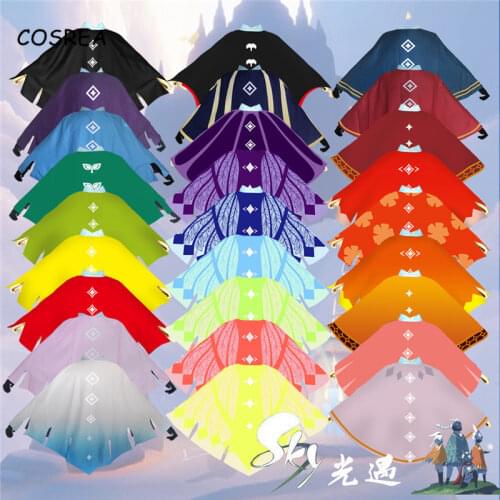 Game Sky Children of Light Cosplay Costumes Season of Rhythm Cloak Magic Robe Uniform Sets Clothes Halloween Carnival Party