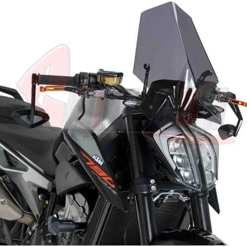 For Duke 790 2018 2019 2020 2021 Duke790 18' DUKE-790 2018 Motorcycle Sports Windshield Wind Deflector WindScreen Visor Viser