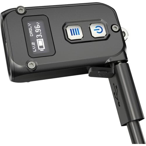 NITECORE TINI2 Dual-Core Intelligent Keychian Light OLED Display max 500 lumen USB-C Rechargeable Flashlight 280mAh Li battery