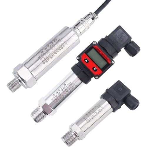 ELECALL Digital Pressure Transmitter sensors Diffusion Silicon LCD display 4-20mA Pressure Hydraulic Aviation plug available